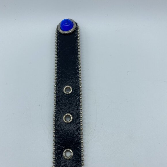 Unbranded Jeweled Genuine Leather Belt Women\'s Size M/L 32 Black main image 5